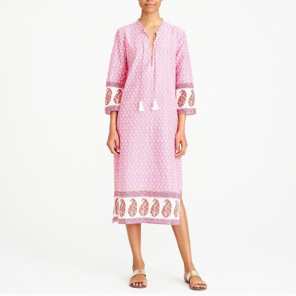 j crew caftan